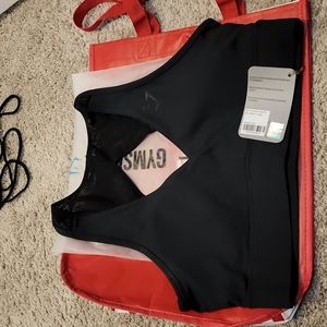 Nikki Blackletter sport bra